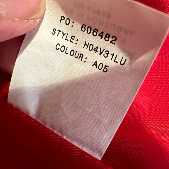 PHILLIPE ADEC Wool Mohair Blend Weave   orange/ red size 4 buttons lined grandma - Picture 11 of 16